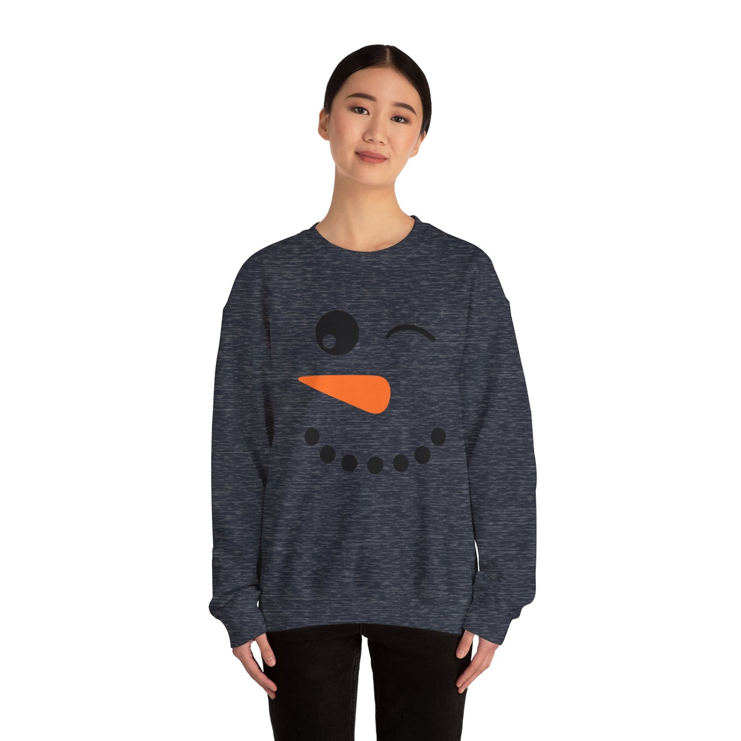 Snowman Face Sweatshirt