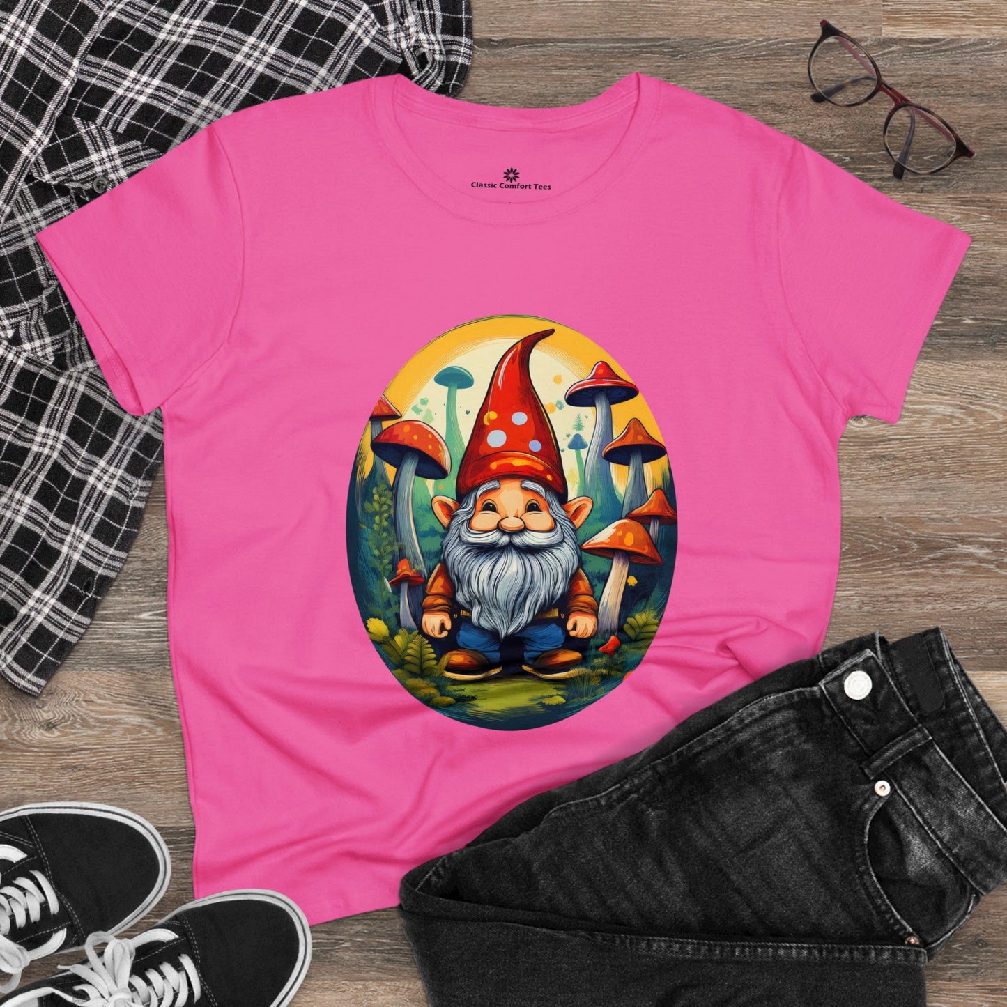Women's T-Shirt - Gnome in Forrest