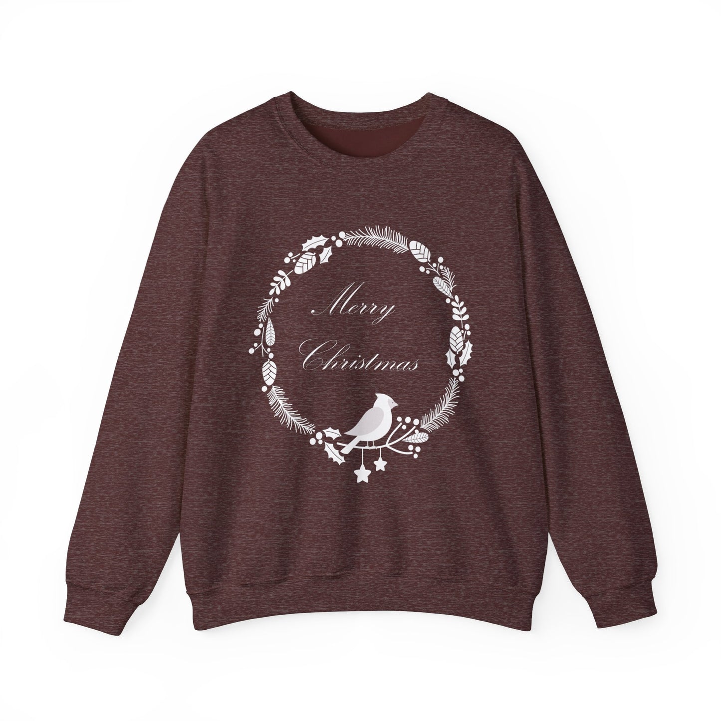 Christmas Cardinal Wreath Sweatshirt