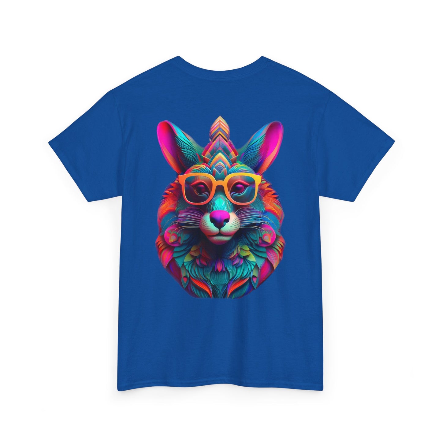 T-Shirt - Psychedelic Wolf with Sunglasses