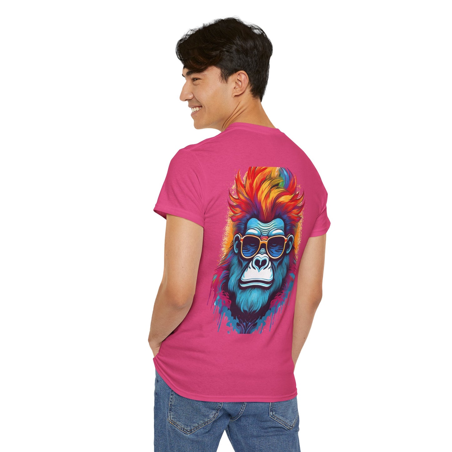 T-Shirt - Psychedelic Gorilla with Sunglasses