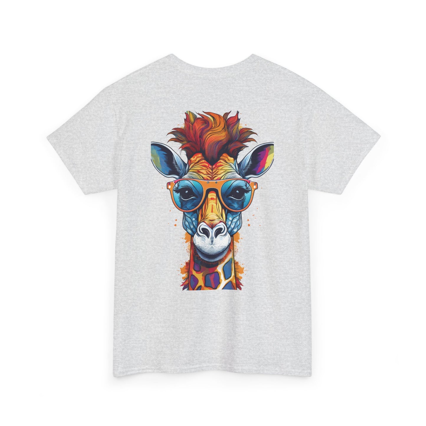 T-Shirt - Psychedelic Giraffe with Sunglasses