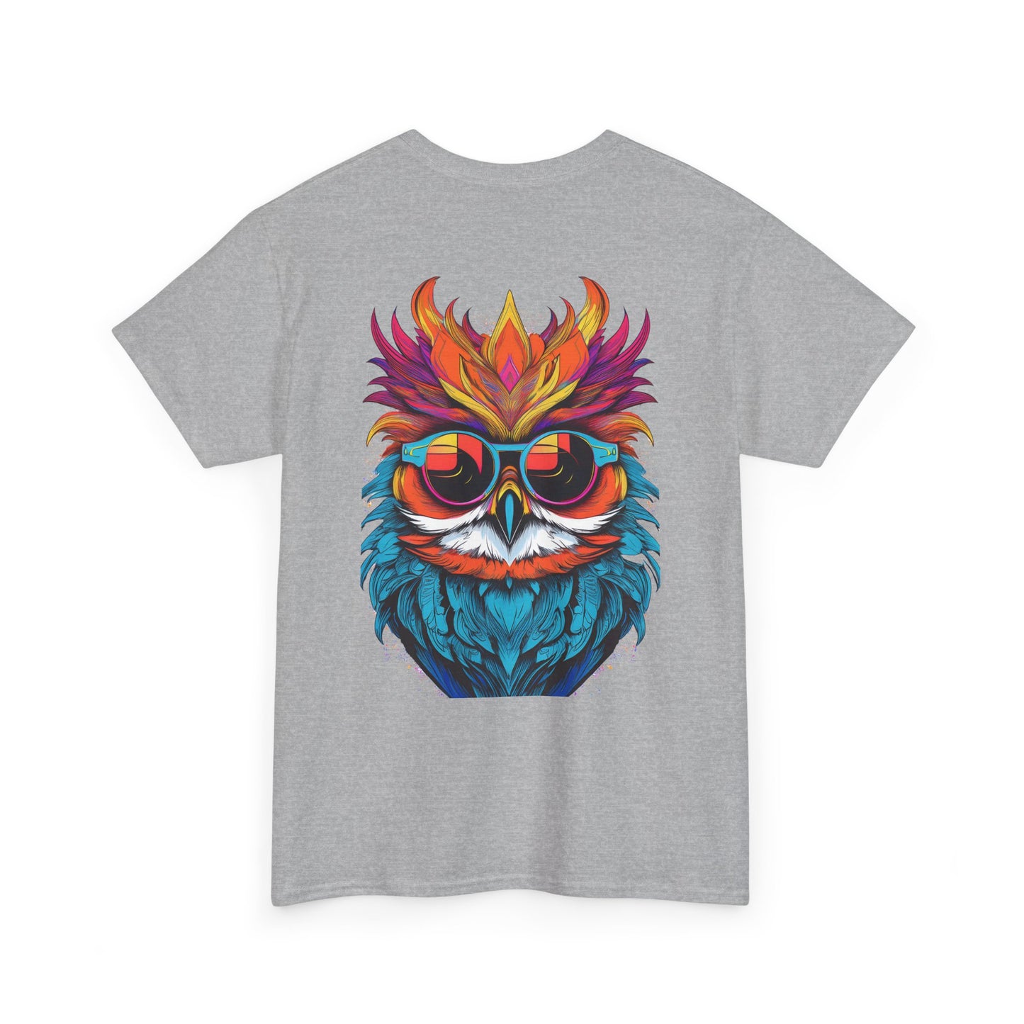 T-Shirt - Psychedelic Owl with Sunglasses