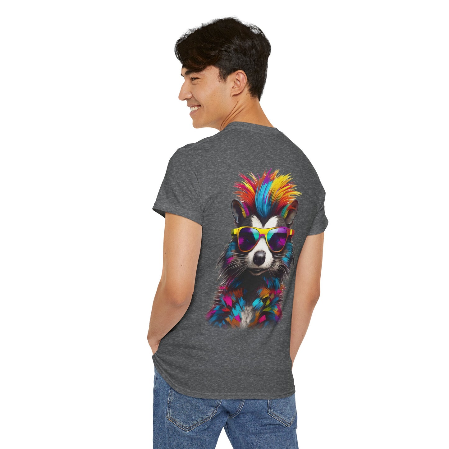 T-Shirt - Psychedelic Skunk with Sunglasses