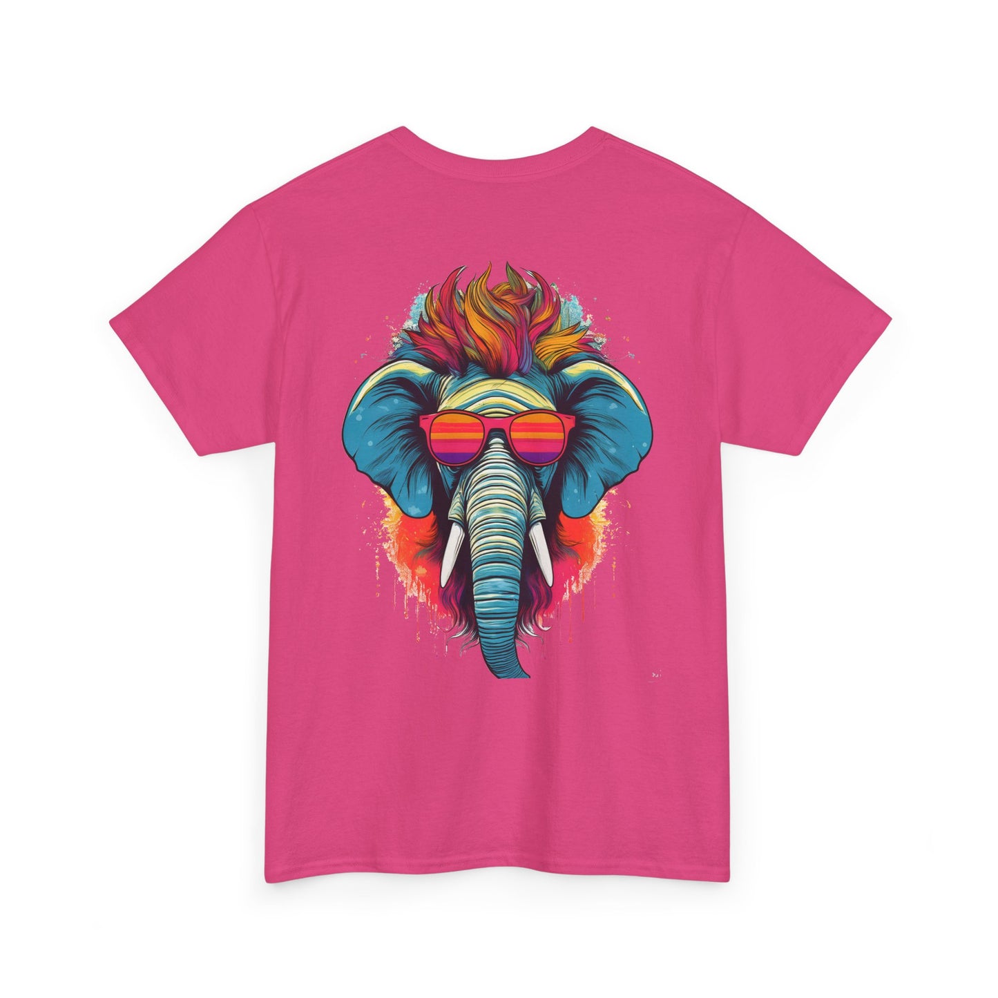 T-Shirt - Psychedelic Elephant with Sunglasses