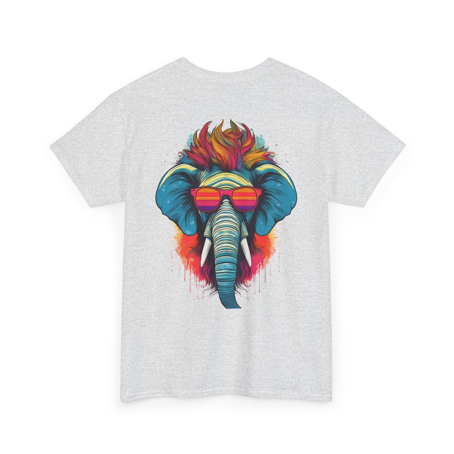 T-Shirt - Psychedelic Elephant with Sunglasses