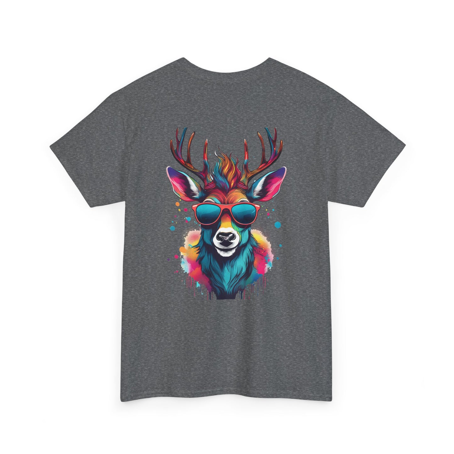 T-Shirt - Psychedelic Deer with Sunglasses