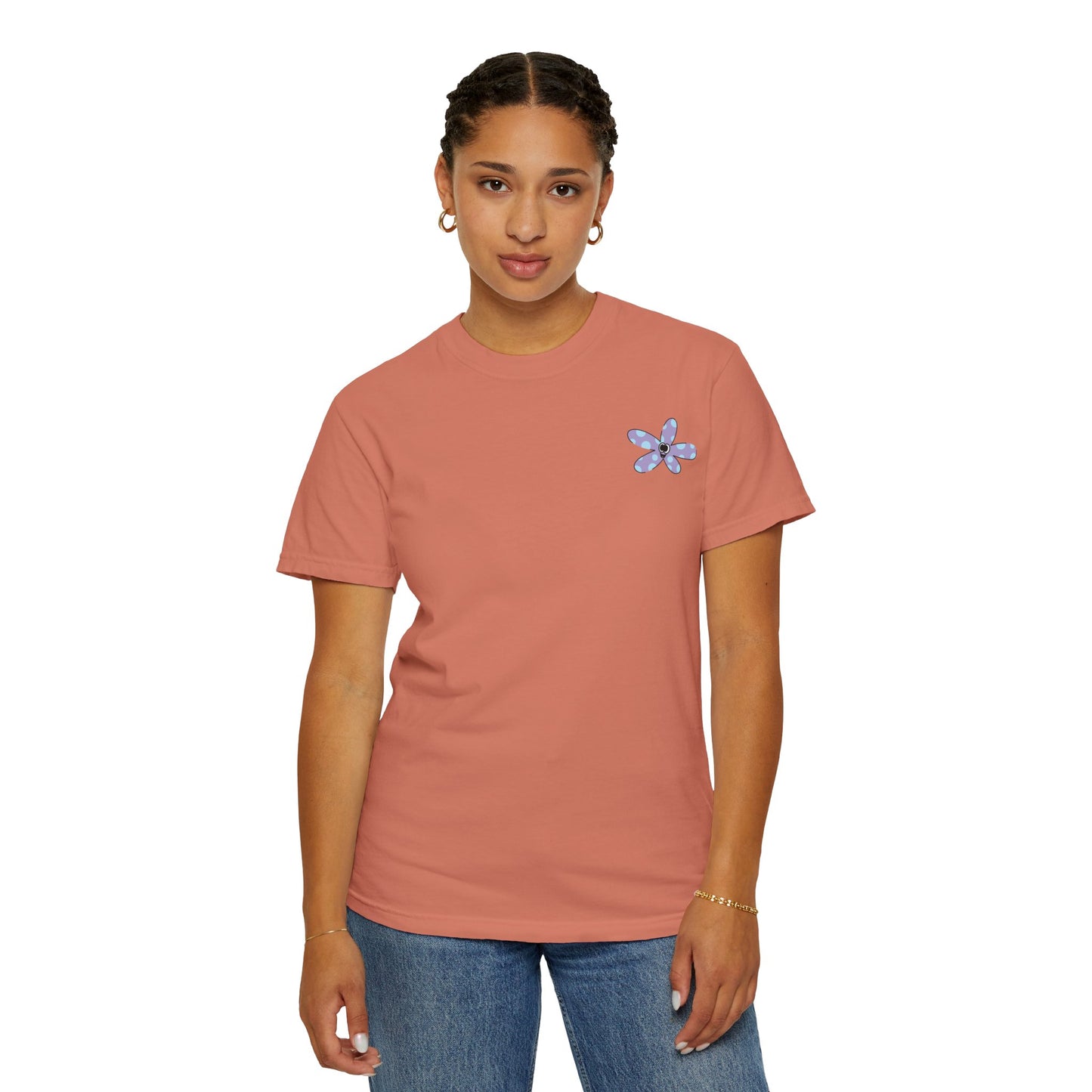 Powered By Happiness Unisex Garment-Dyed T-shirt