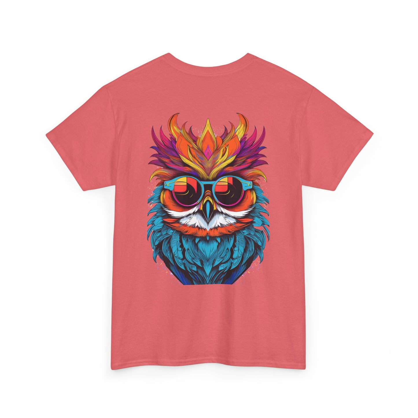 T-Shirt - Psychedelic Owl with Sunglasses