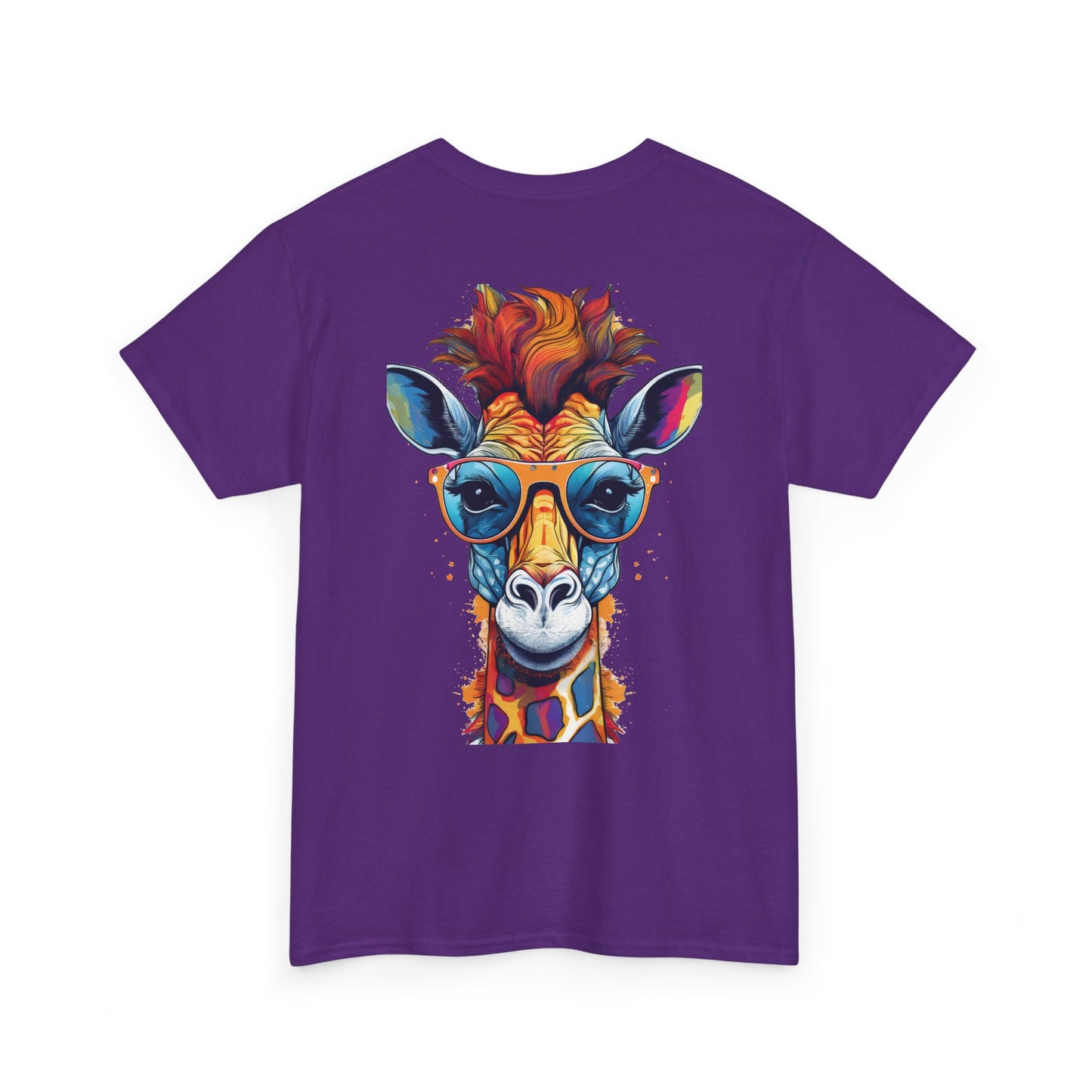 T-Shirt - Psychedelic Giraffe with Sunglasses