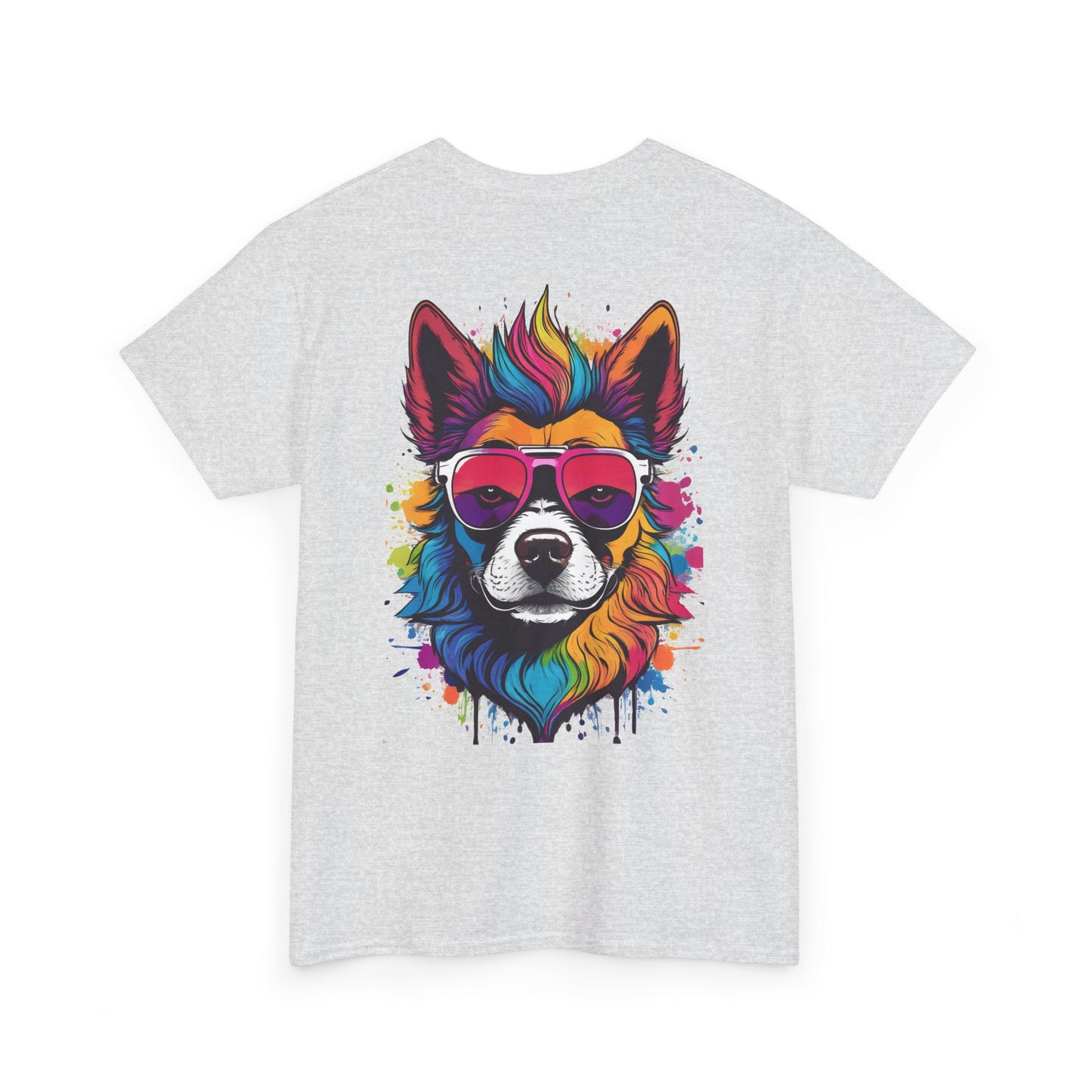 T-Shirt - Psychedelic Dog with Sunglasses