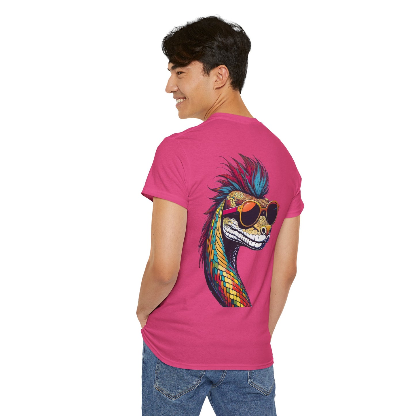 T-Shirt - Psychedelic Snake with Sunglasses