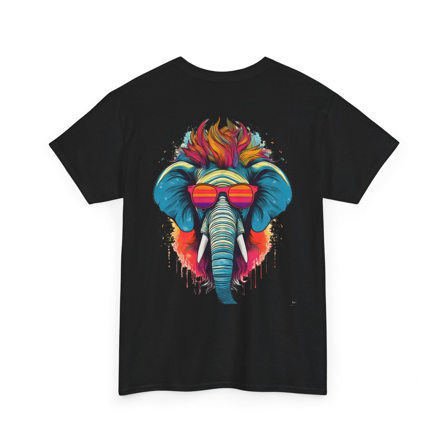 T-Shirt - Psychedelic Elephant with Sunglasses