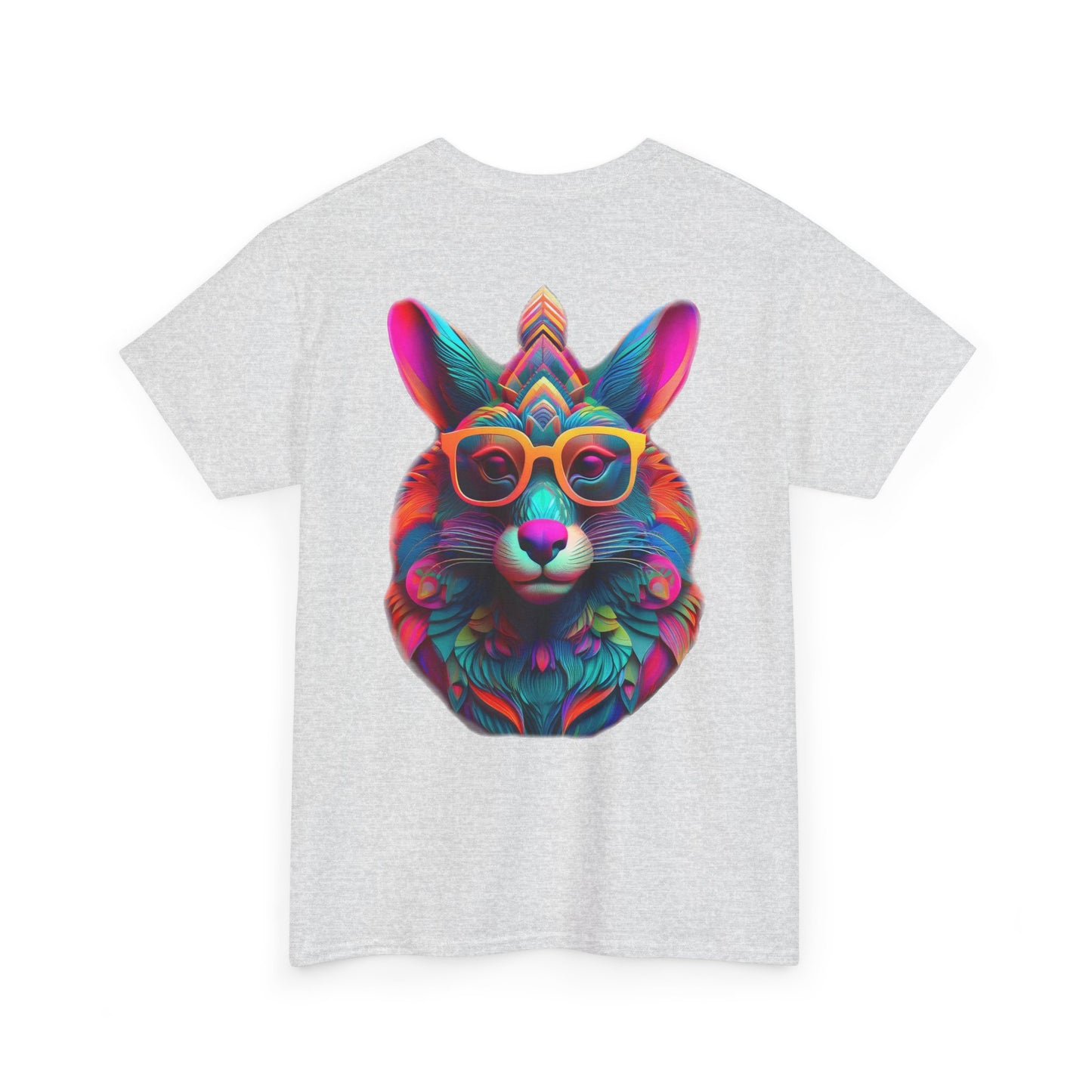 T-Shirt - Psychedelic Wolf with Sunglasses