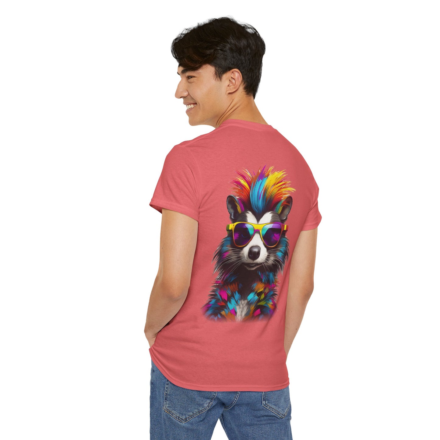 T-Shirt - Psychedelic Skunk with Sunglasses