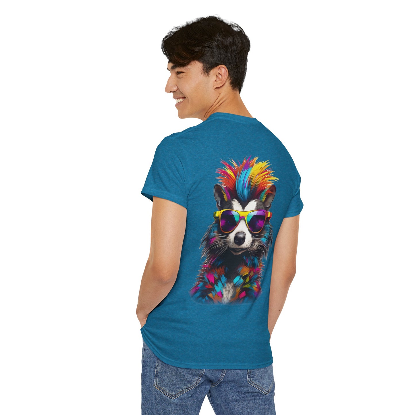 T-Shirt - Psychedelic Skunk with Sunglasses