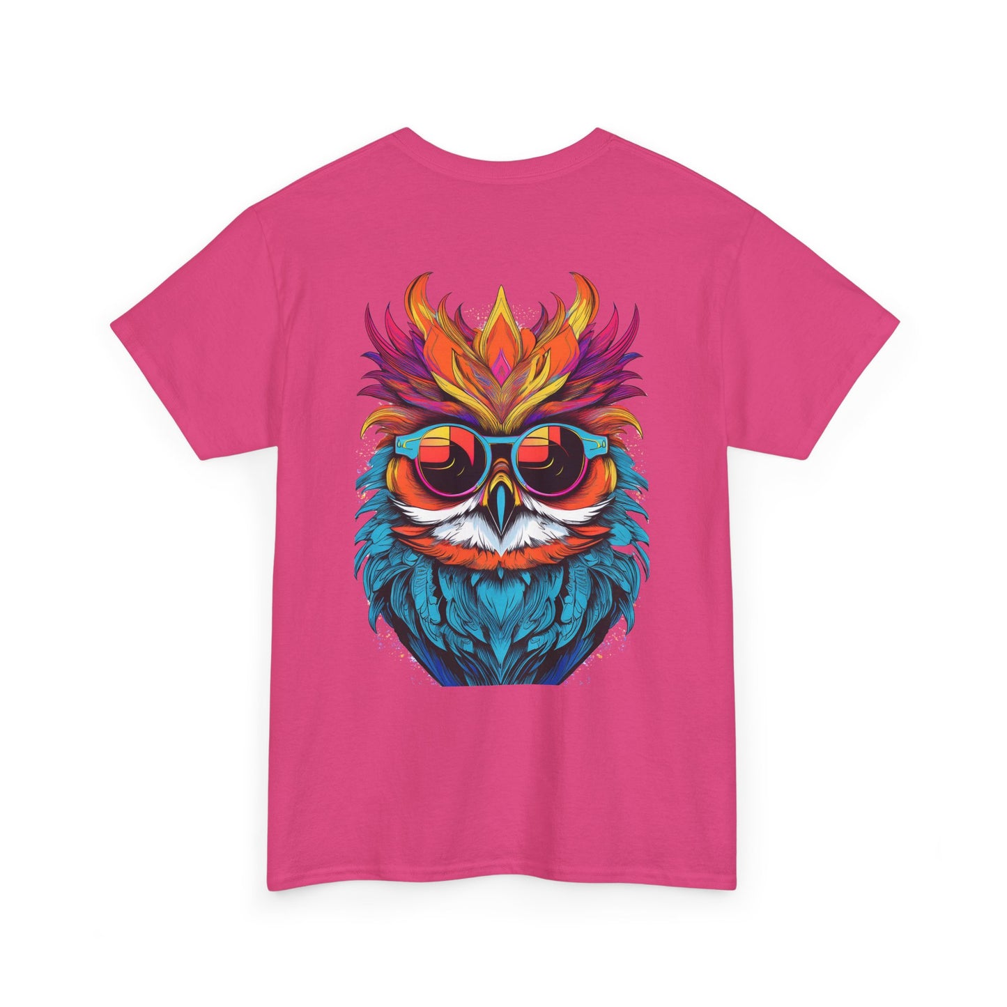 T-Shirt - Psychedelic Owl with Sunglasses