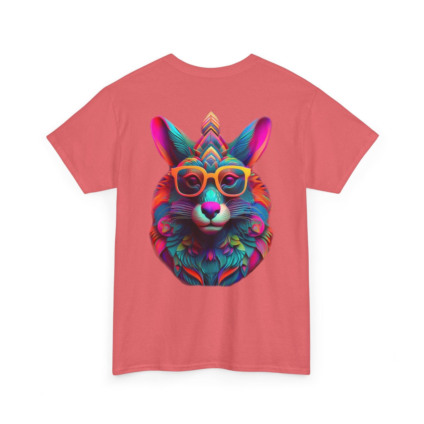 T-Shirt - Psychedelic Wolf with Sunglasses