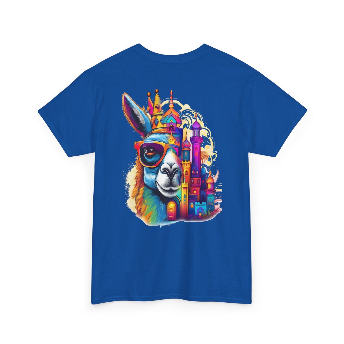 T-Shirt - Royal Llama with Sunglasses