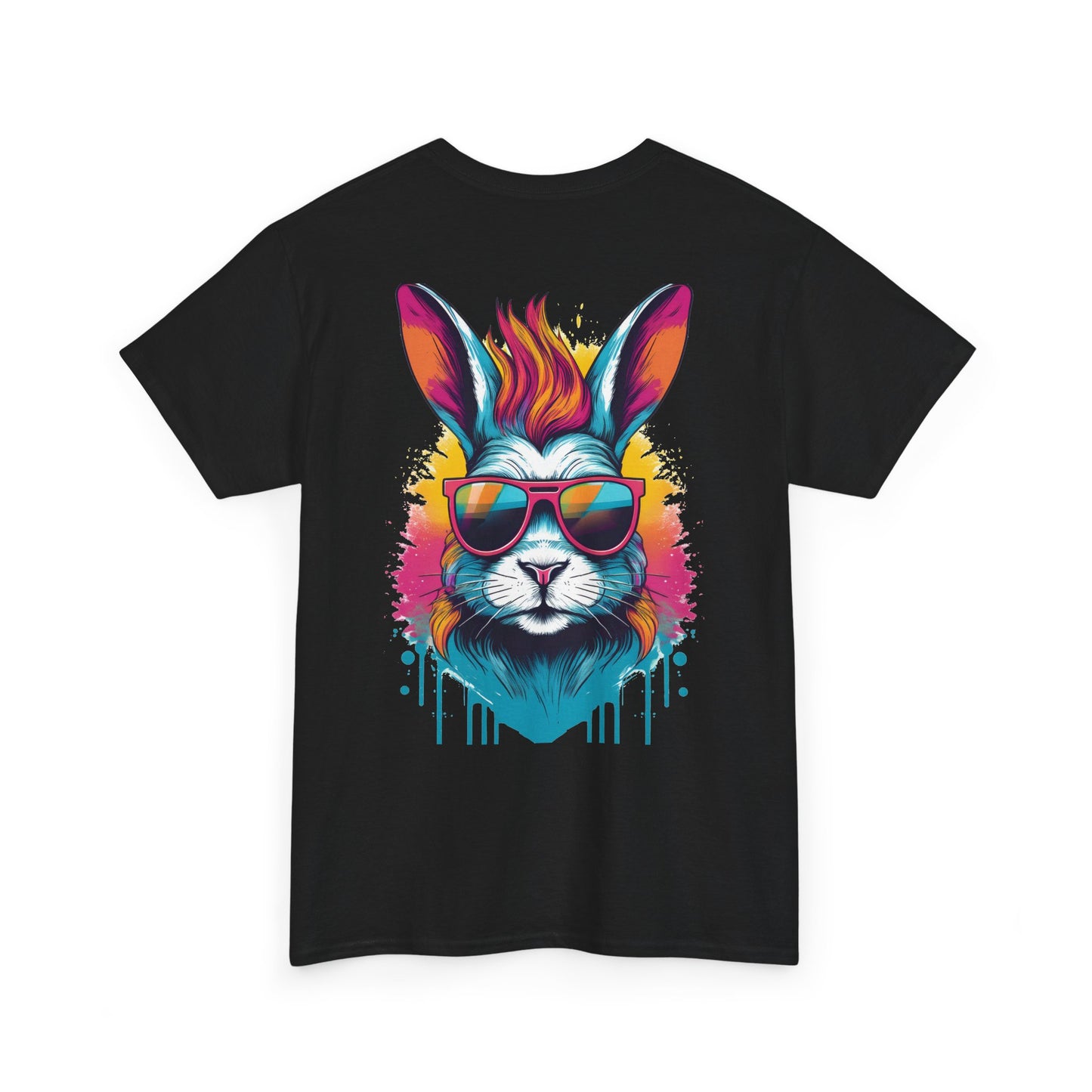 T-Shirt - Psychedelic Rabbit with Sunglasses