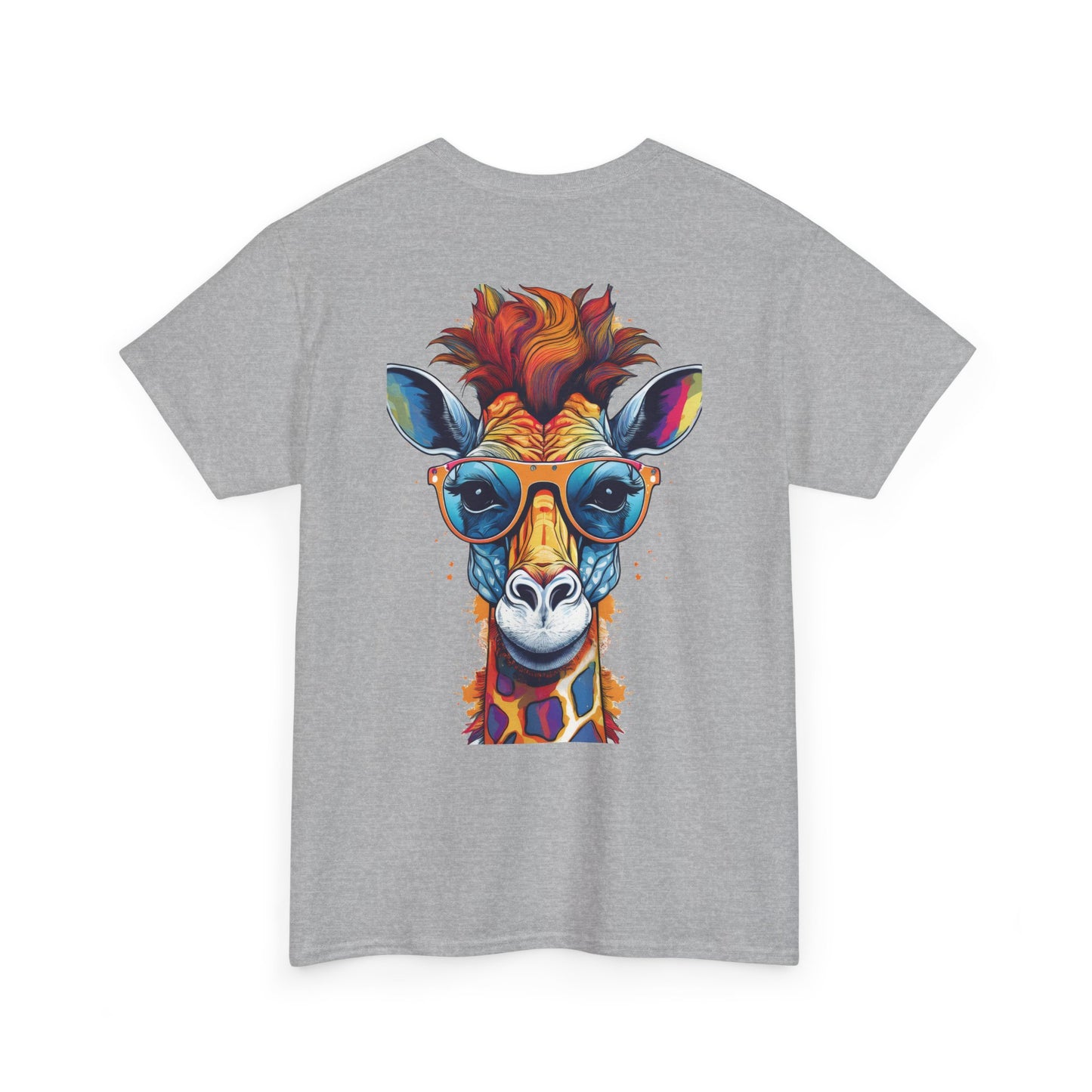 T-Shirt - Psychedelic Giraffe with Sunglasses