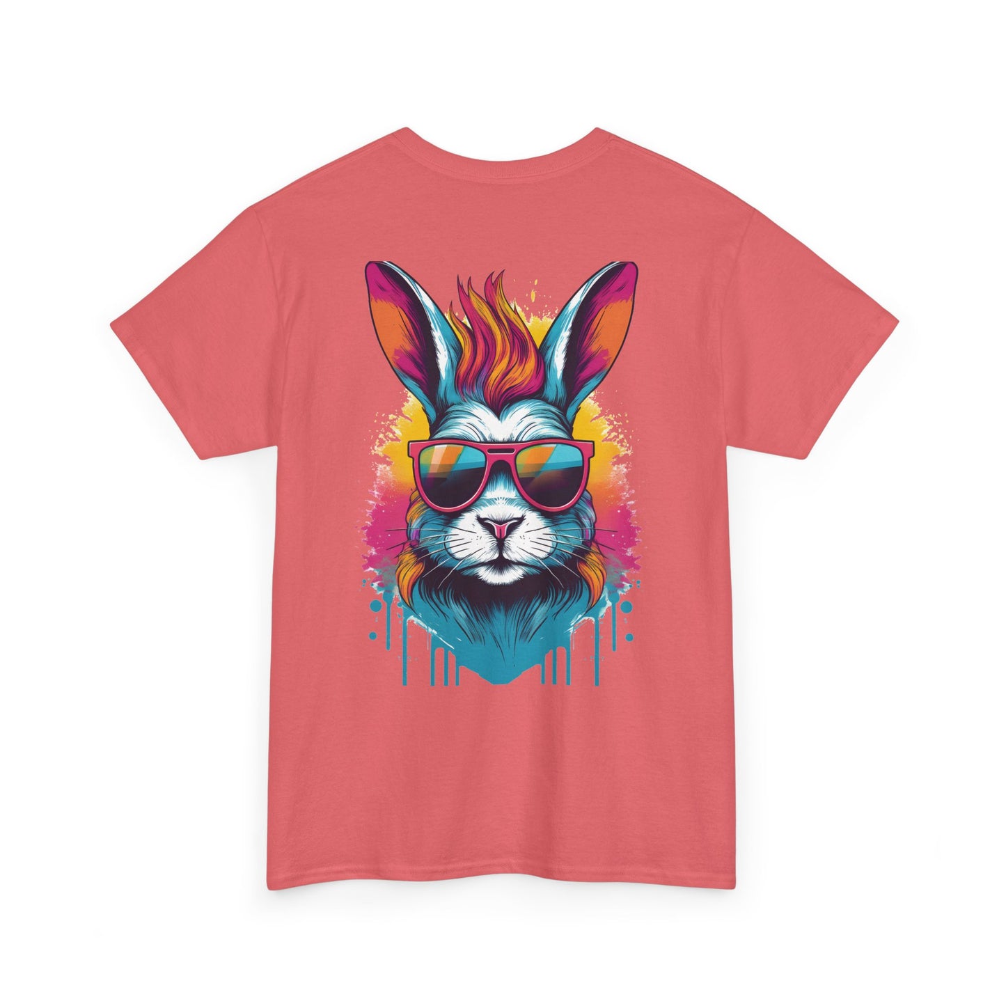 T-Shirt - Psychedelic Rabbit with Sunglasses