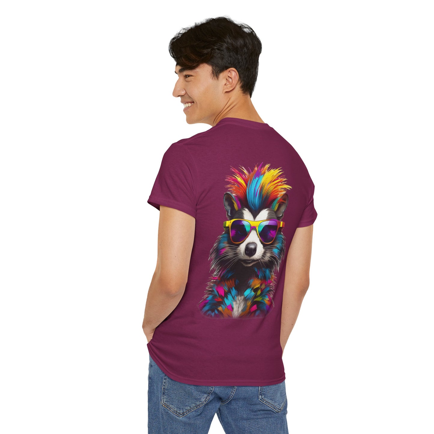 T-Shirt - Psychedelic Skunk with Sunglasses