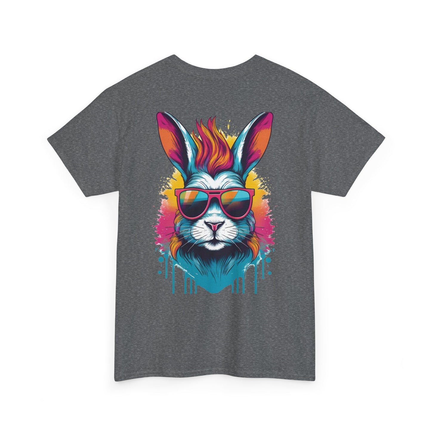 T-Shirt - Psychedelic Rabbit with Sunglasses