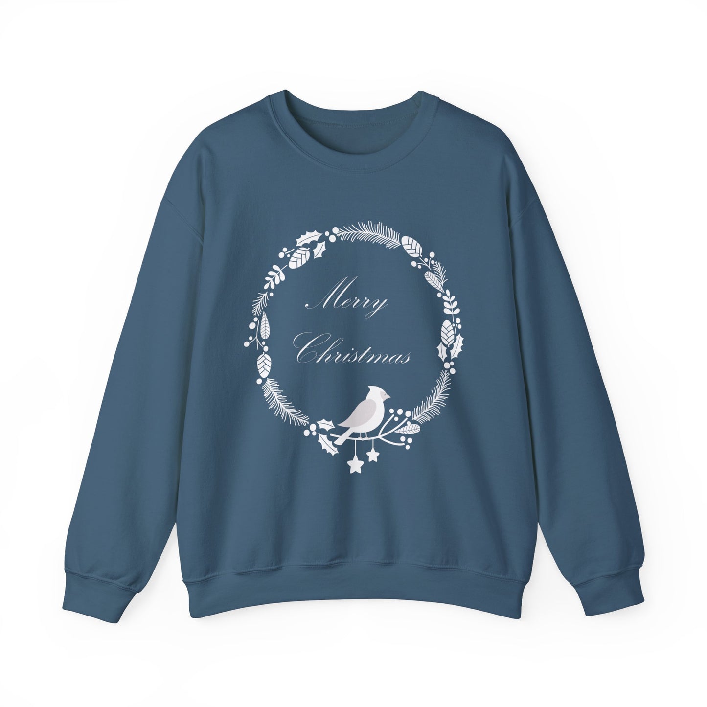 Christmas Cardinal Wreath Sweatshirt