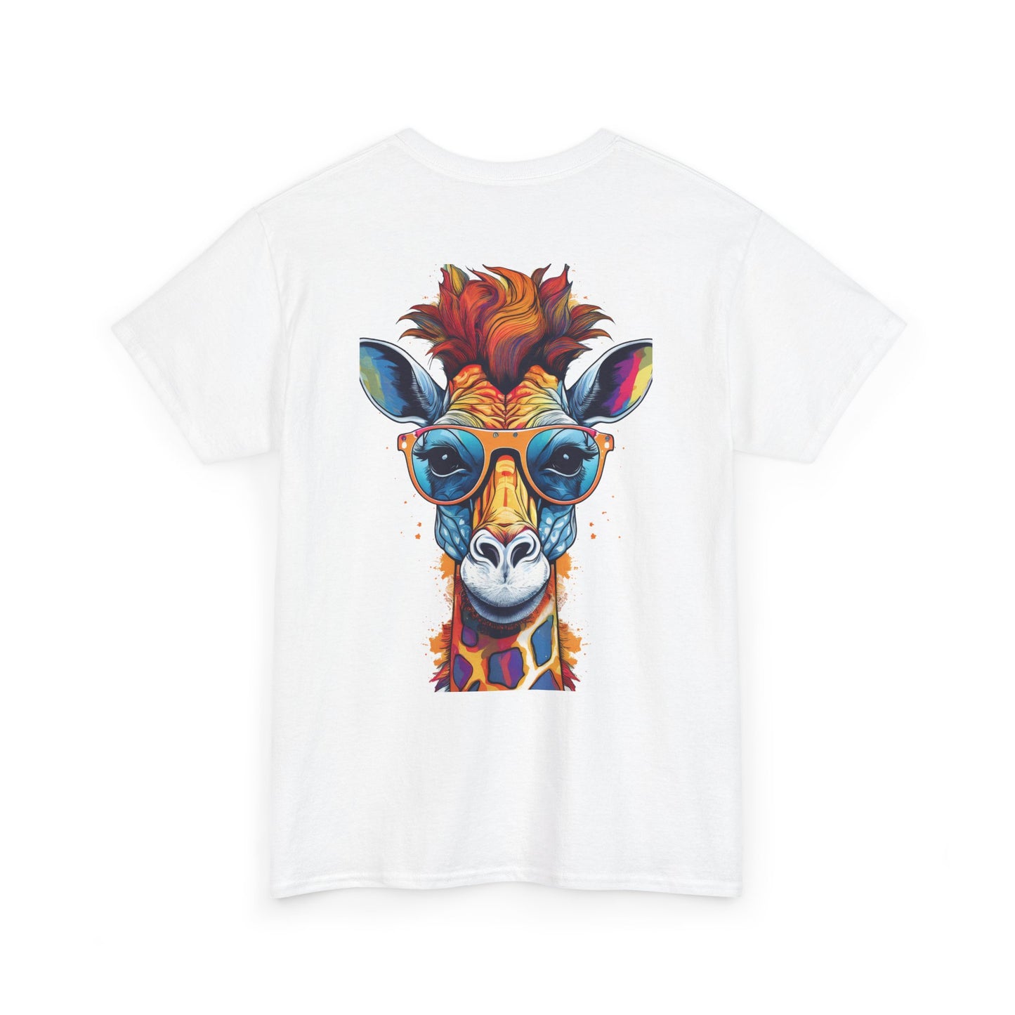 T-Shirt - Psychedelic Giraffe with Sunglasses