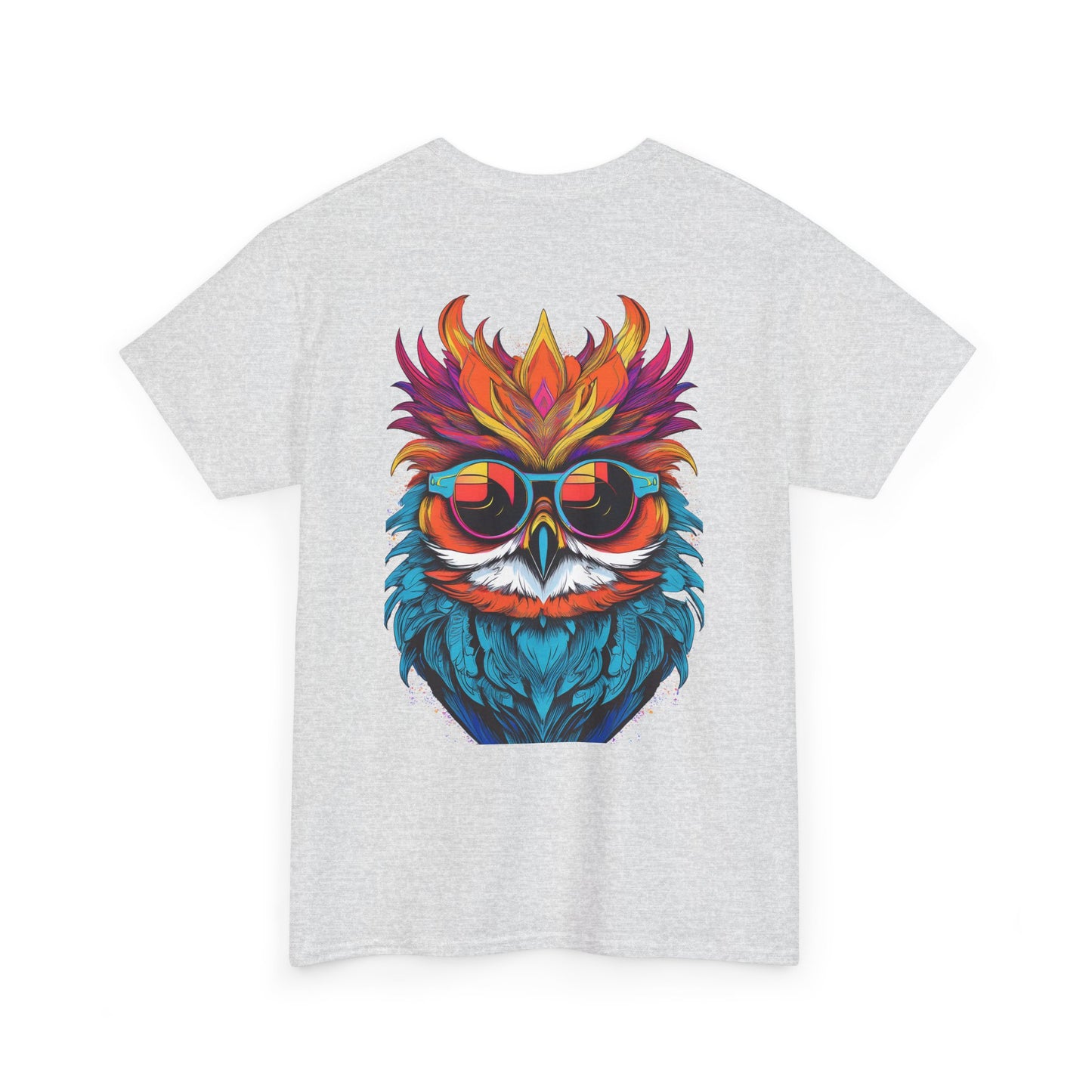 T-Shirt - Psychedelic Owl with Sunglasses