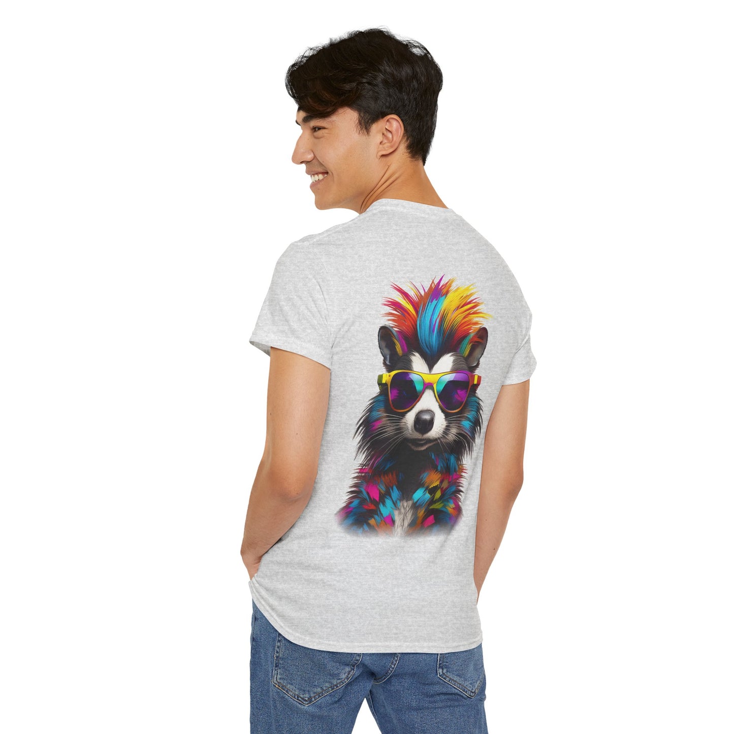 T-Shirt - Psychedelic Skunk with Sunglasses