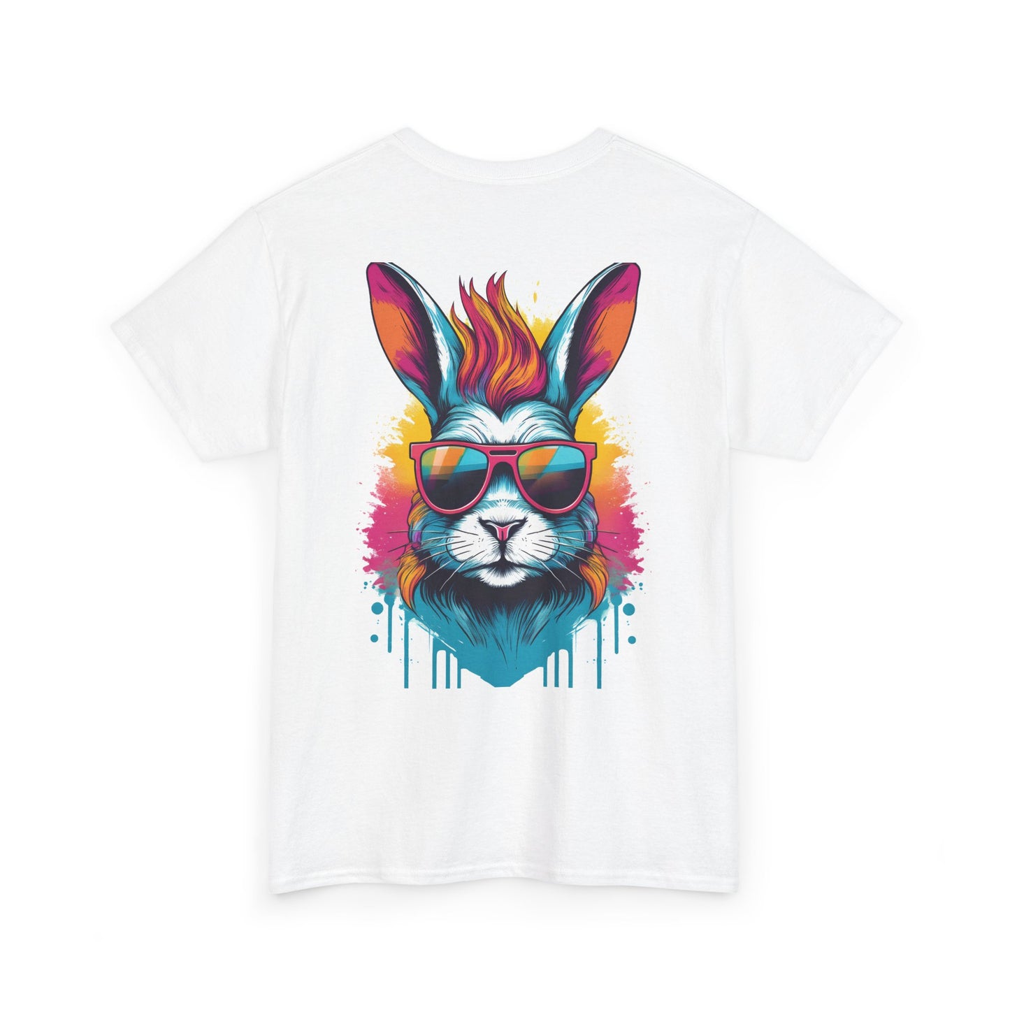 T-Shirt - Psychedelic Rabbit with Sunglasses