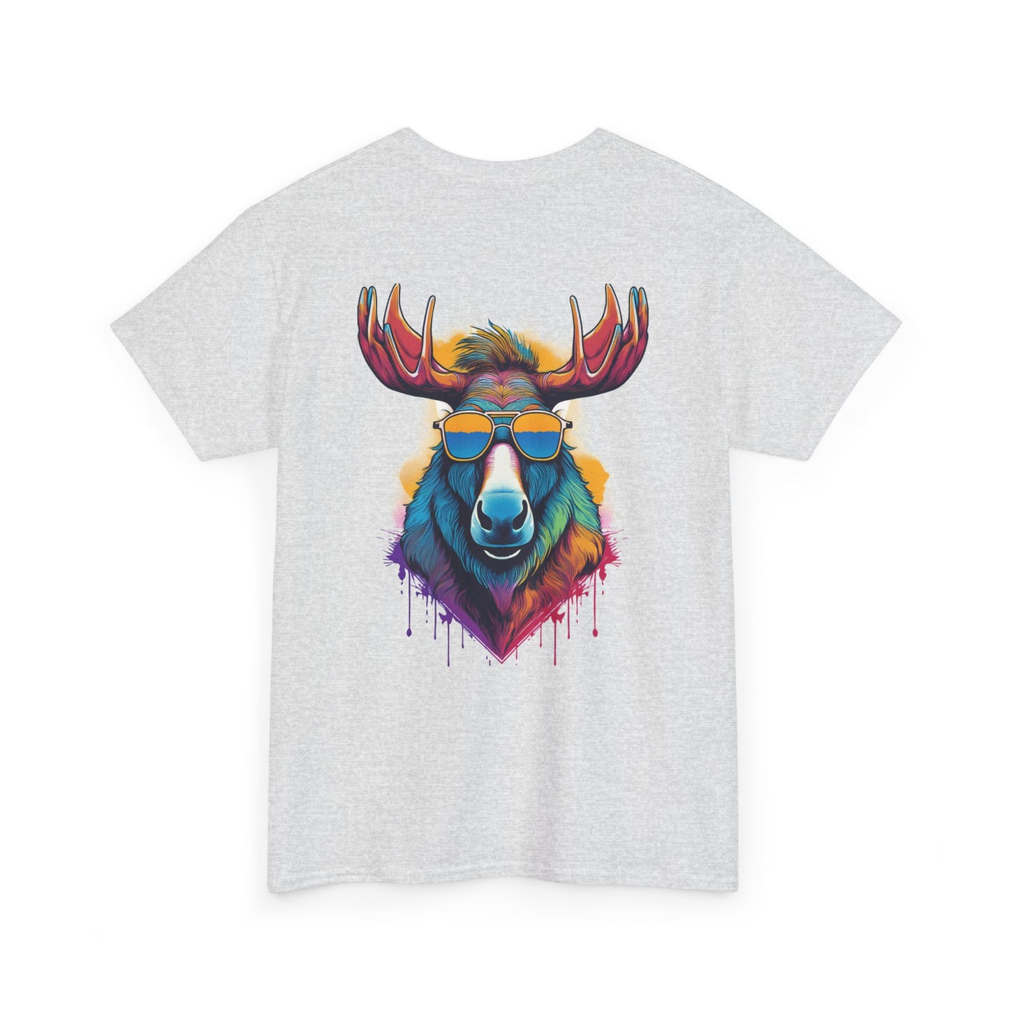 T-Shirt - Psychedelic Moose with Sunglasses