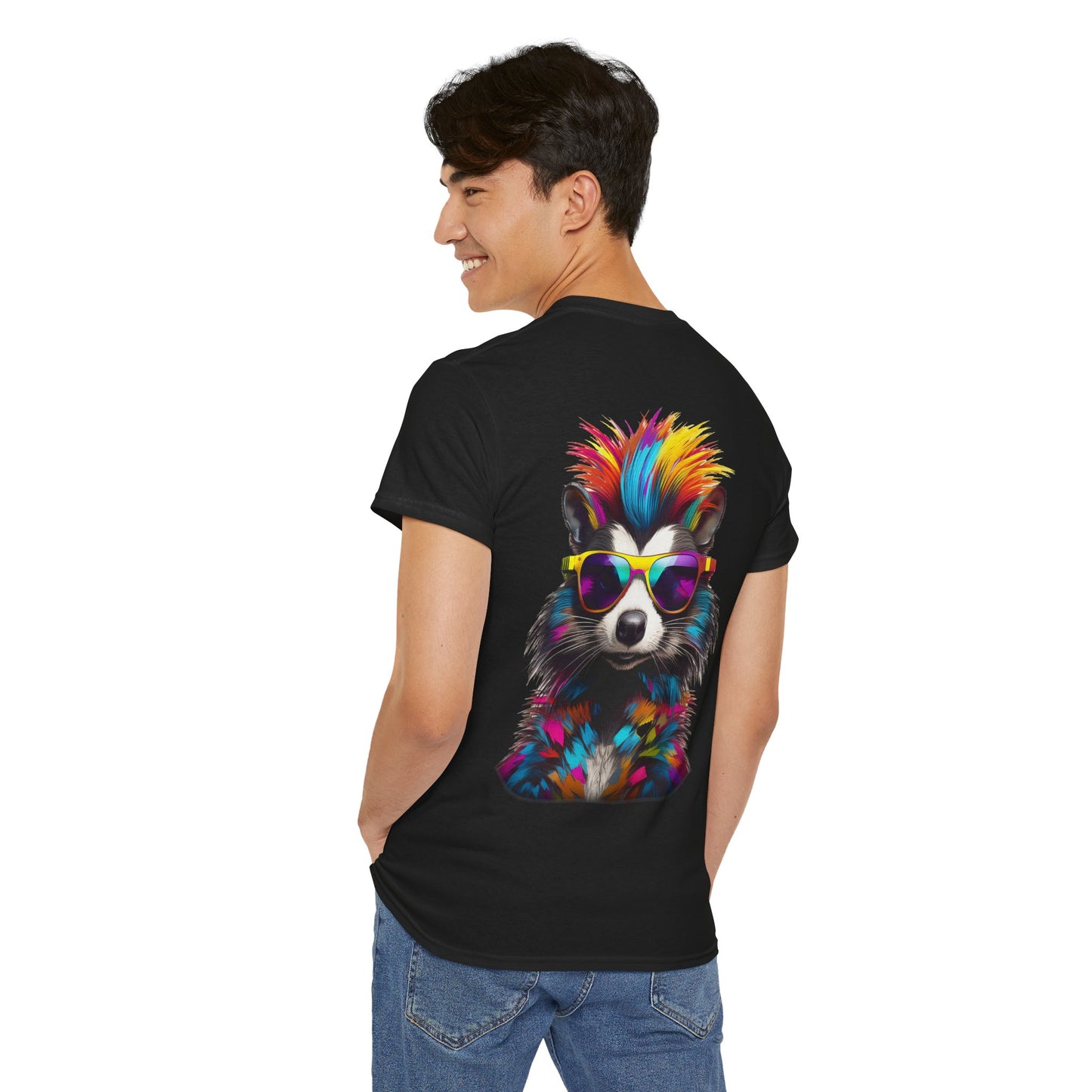 T-Shirt - Psychedelic Skunk with Sunglasses