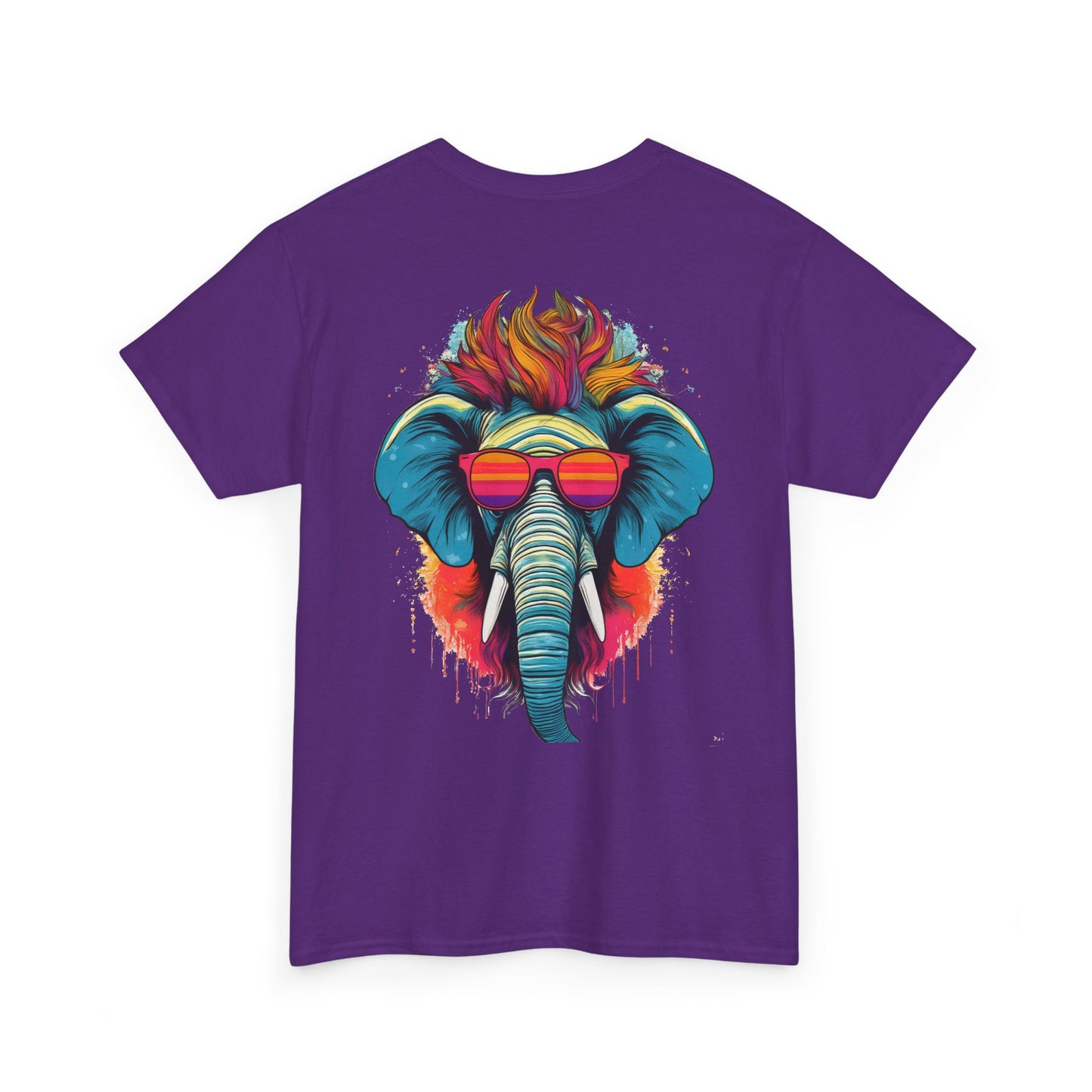 T-Shirt - Psychedelic Elephant with Sunglasses