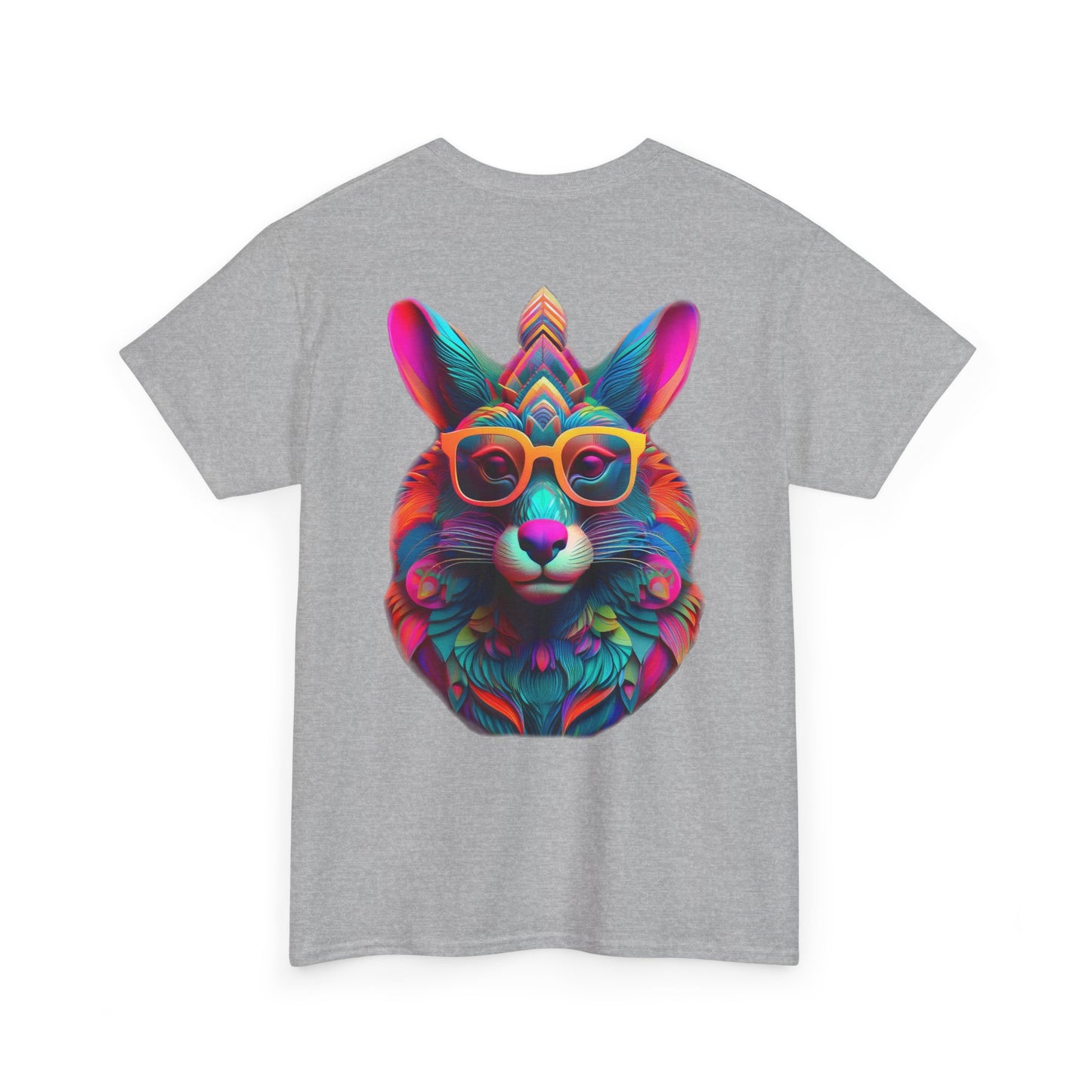 T-Shirt - Psychedelic Wolf with Sunglasses