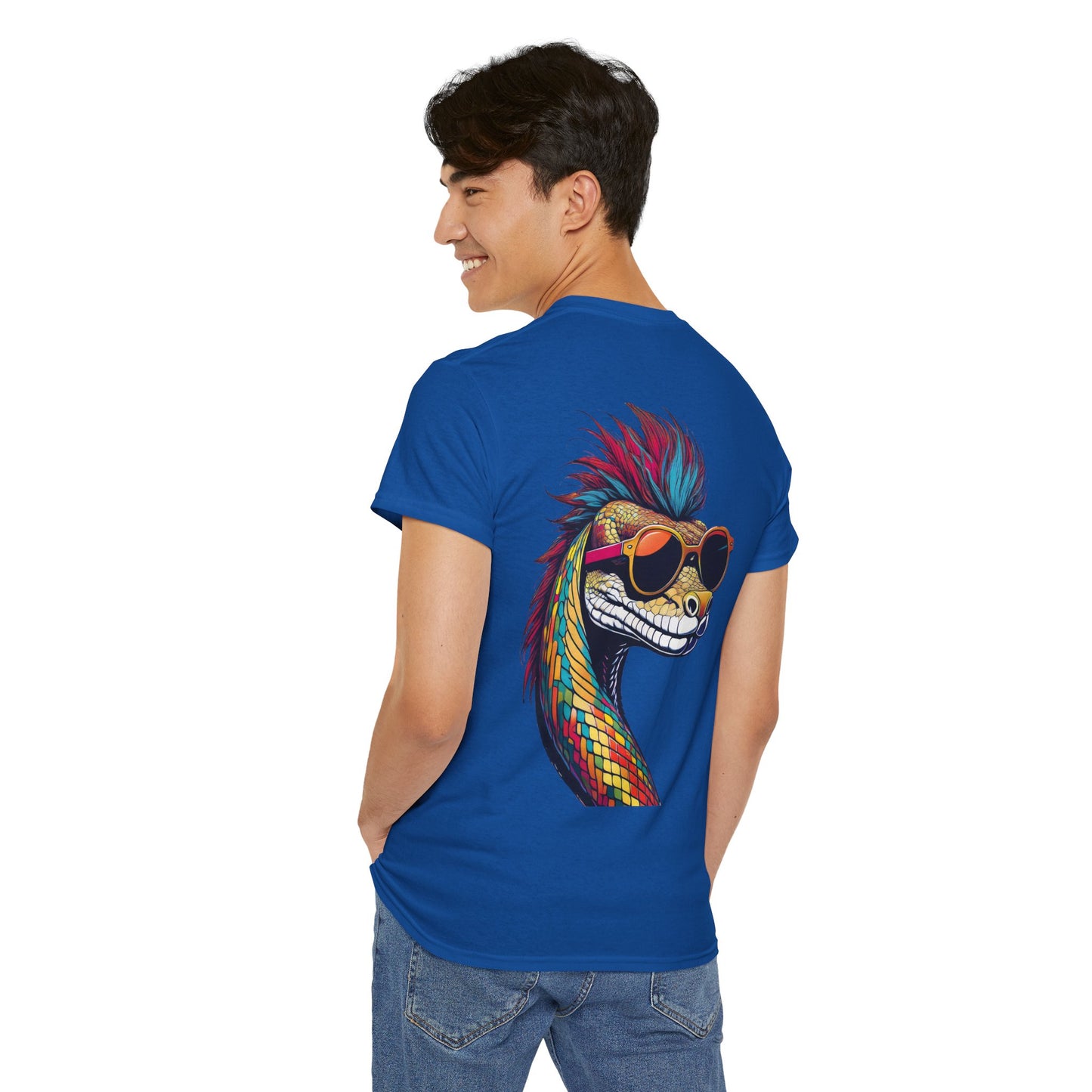 T-Shirt - Psychedelic Snake with Sunglasses