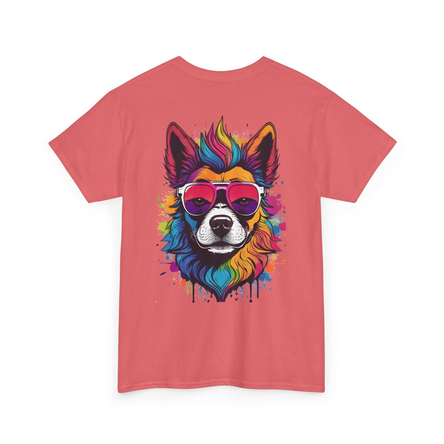 T-Shirt - Psychedelic Dog with Sunglasses