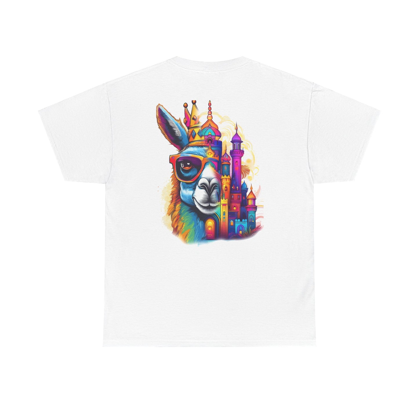 T-Shirt - Royal Llama with Sunglasses