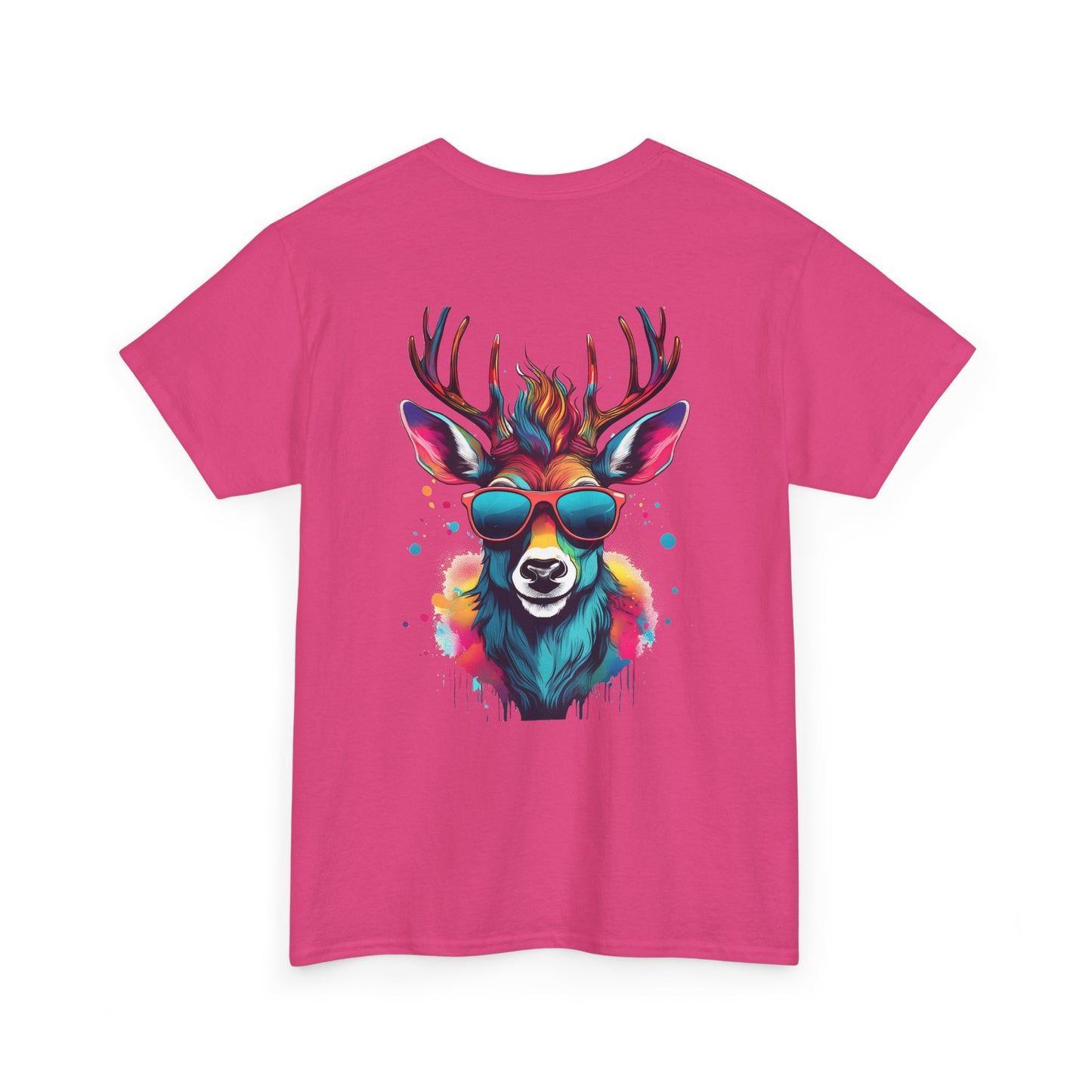 T-Shirt - Psychedelic Deer with Sunglasses