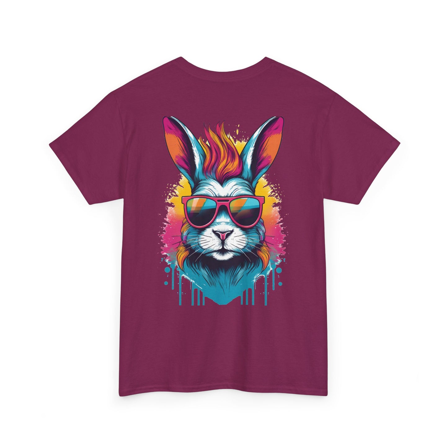 T-Shirt - Psychedelic Rabbit with Sunglasses