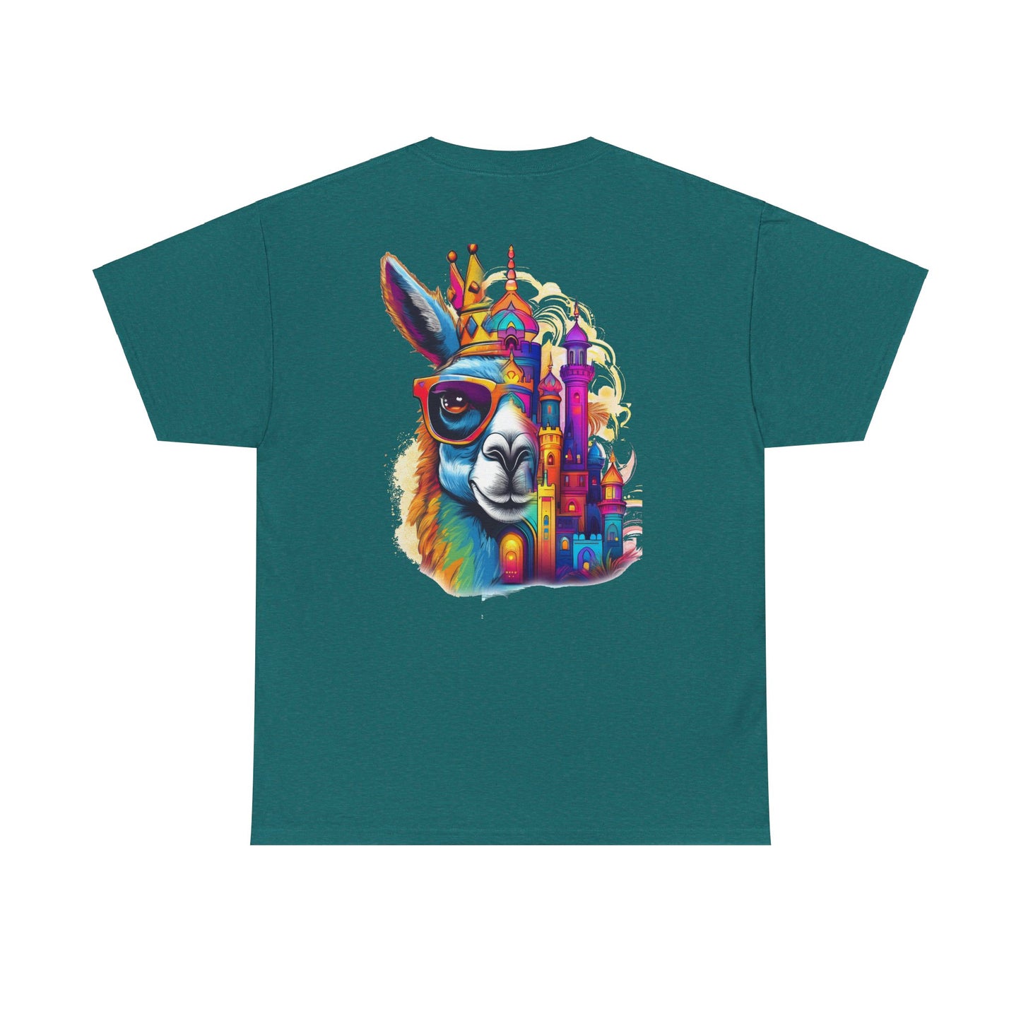 T-Shirt - Royal Llama with Sunglasses