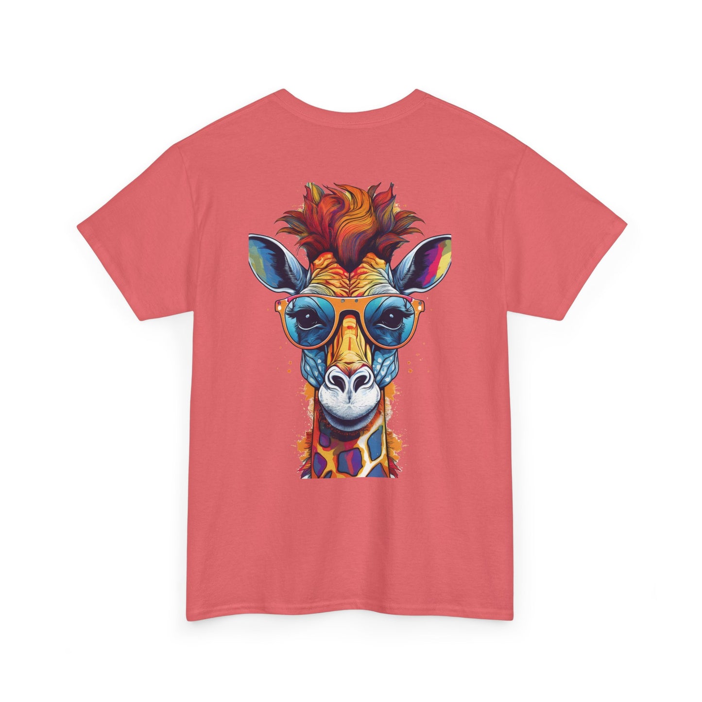 T-Shirt - Psychedelic Giraffe with Sunglasses