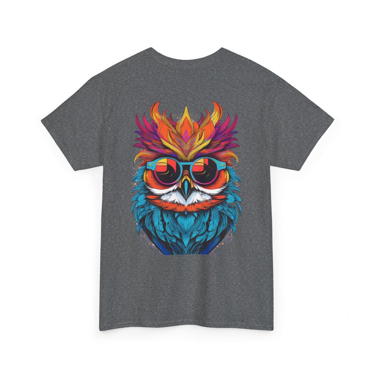 T-Shirt - Psychedelic Owl with Sunglasses