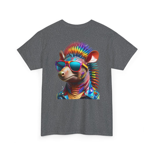 T-Shirt - Psychedelic Armadillo with Sunglasses