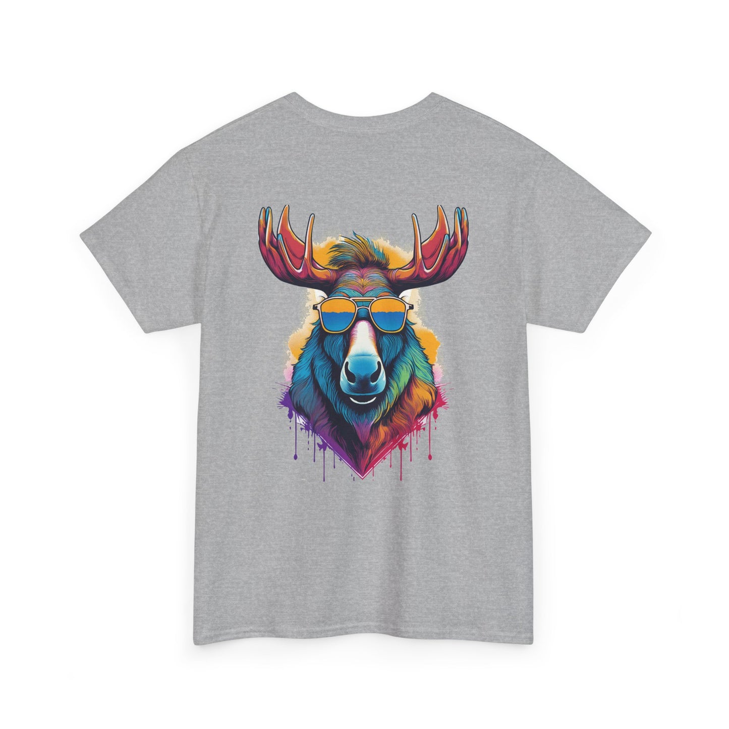 T-Shirt - Psychedelic Moose with Sunglasses