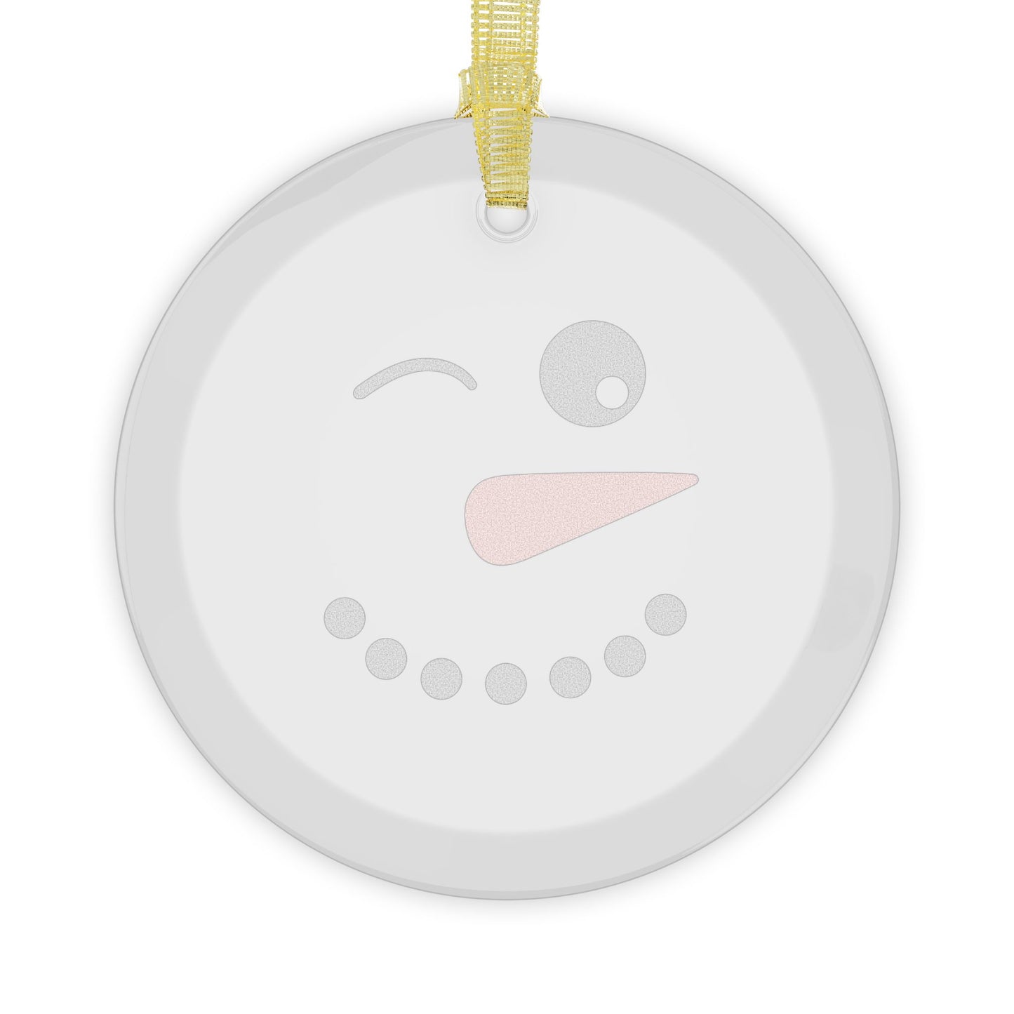 Ornament - Cute Snowman Face