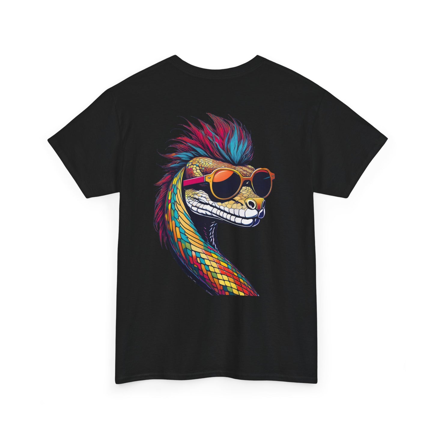 T-Shirt - Psychedelic Snake with Sunglasses