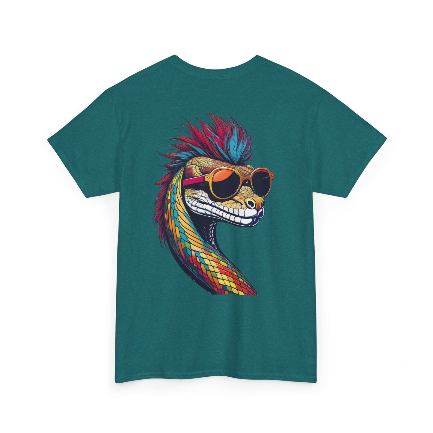 T-Shirt - Psychedelic Snake with Sunglasses